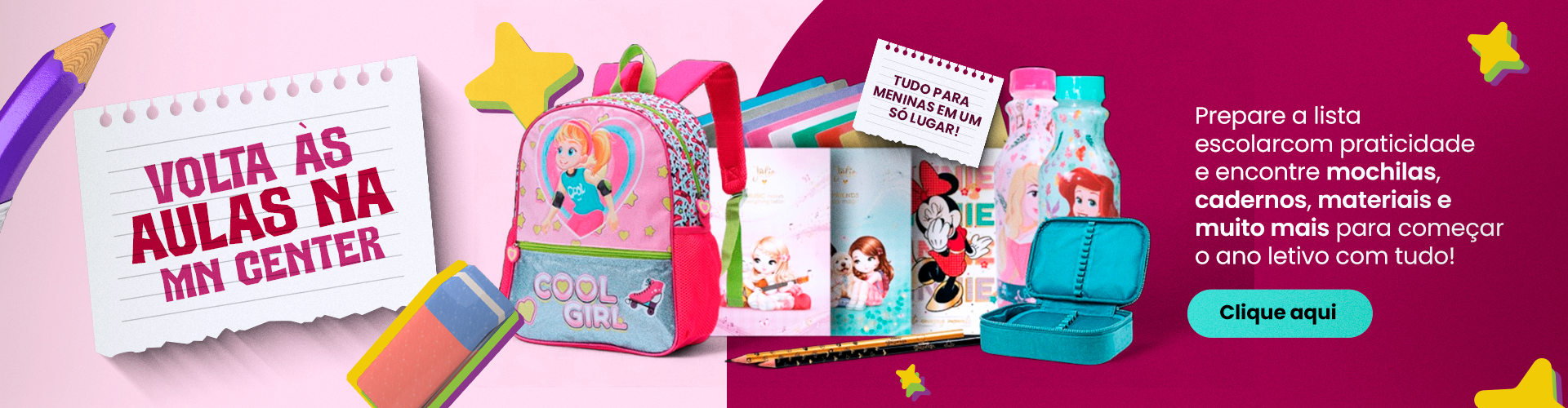 Lista Escolar para Meninas 