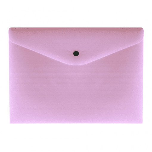 Envelope com Botão A4 Serena Rosa Pastel Dello