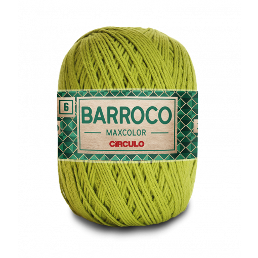 Barroco Maxcolor 6 fios 400g Cor Verde 5800