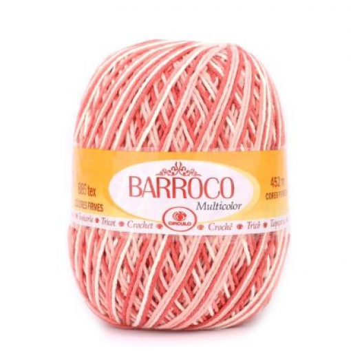 Barbante Barroco Multicolor 4/6 400g 9202 Círculo