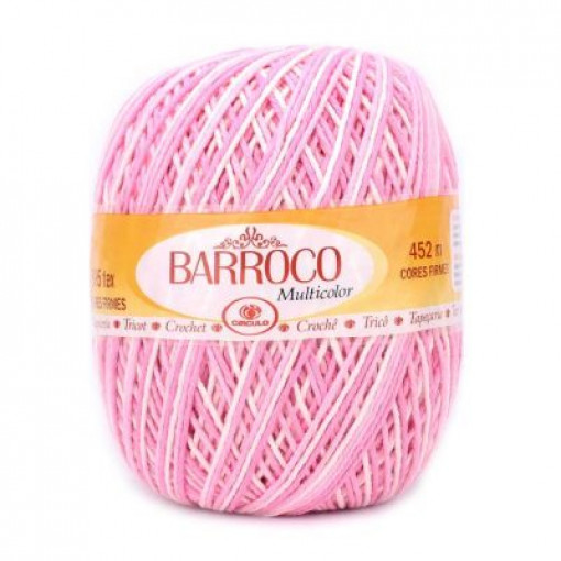 Barbante Barroco Multicolor 4/6 400g 9284 Círculo