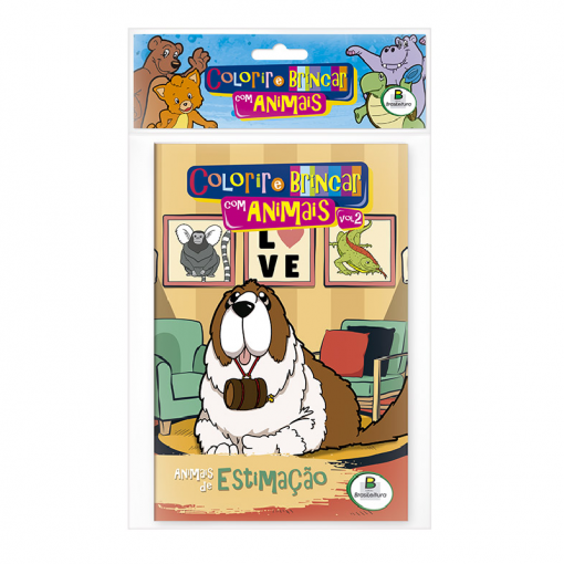 Kit 10 Livros para Colorir Animais de Estimação – TODO LIVRO