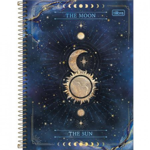 Caderno Universitário Espiral 1x1 Magic 80 Folhas Tilibra Sortido