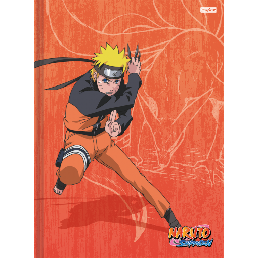Caderno de Brochura Naruto 80 folhas 1/4 sortido -SD