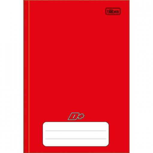 Caderno Brochura 1/4 D+ Vermelho 96 Folhas-Tilibra