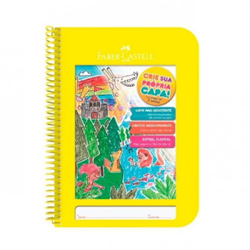 Caderno Criativo Amarelo - Faber Castell