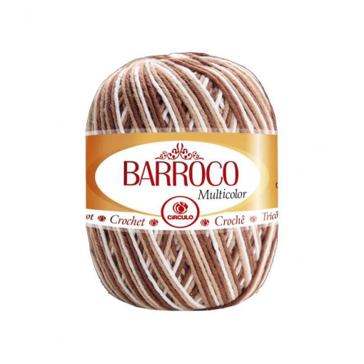 Barbante Barroco Multicolor 4/6 400g 9687 Caravela Círculo