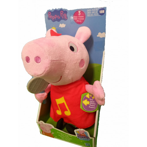 Pelúcia Peppa Pig Plush Musical R.F2187 Hasbro