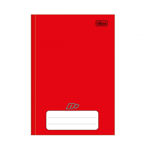 Caderno Brochura 1/4 D+ Vermelho 48 folhas R.116696 – Tilibra 