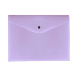 Envelope com Botão A4 Serena Lilás Pastel Dello
