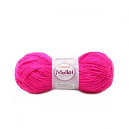 Lã Mollet 40g Cor 385 Pink Círculo