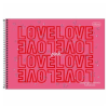 Caderno Cartografia e Desenho Milimetrado Espiral Love Pink -TILIBRA - 1