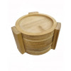 Porta copo bambu com 06pc Mimo Style - 2