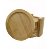 Porta copo bambu com 06pc Mimo Style - 1