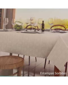 Toalha de Mesa Retangular Camille 1,40m x 2,00m Salehtex