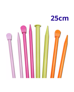 Agulha de Tricô Plástica Coats Corrente Ideal Para Lãs e Fios‎

Muito leves e práticas, devido à sua fabricação em plástico, cada par de agulhas é embalado em um prático saco plástico. Além disso, é muito fácil identificar as agulhas pois cada número te