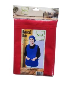 Avental Bata Sort 50cm x 72cm Nfa