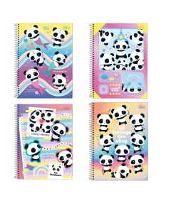 Caderno Universitário Espiral 10x1 Lovely Friend 160 folhas R.349330 Tilibra 1