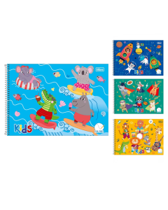 Caderno Espiral Meia Pauta Sapeca 40 Folhas Tilibra