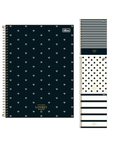 Caderno Universitário Espiral 10x1 West Village 160 folhas R.340782 Tilibra