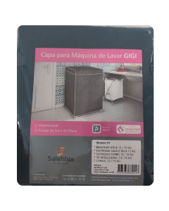 Capa de máquina de Lavar GiGi Azul Marinho Salehtex