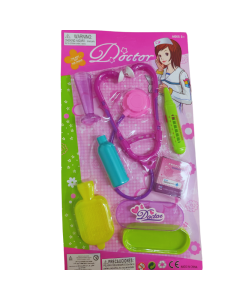 Kit Medico Infantil Menina 7 Pe&ccedil;as Shock