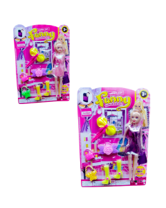 &nbsp;

Conte&uacute;do:&nbsp;Boneca com Acess&oacute;rios

Cont&eacute;m: 7 Pe&ccedil;as

Idade: +3 anos &nbsp;

Seguran&ccedil;a:

Selo INMETRO Registro: 007434/2021

Fabrica&ccedil;&atilde;o: Shock&nbsp;Importados

&nbsp;

AVISOS:

As imagens s&atilde;o meramente ilustrativas

Os pesos, tamanhos e medidas s&atilde;o ap