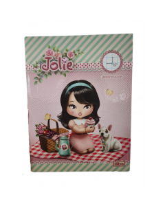 Caderno Brochura Cd Quadriculado Jolie  40fl 130982 Tilibra