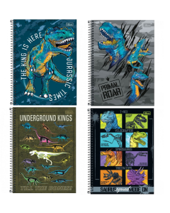 Caderno Universitário Espiral 1x1 Raptor 80 Folhas Tilibra Sortido