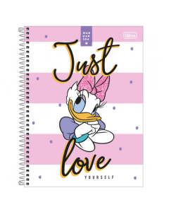 Caderno Universitário Espiral 1x1 Margarida 80 Folhas R.293539 Tilibra