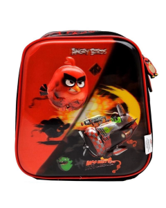 Lancheira 5D Angry Birds Preta/Vermelha ABL800301 Santino