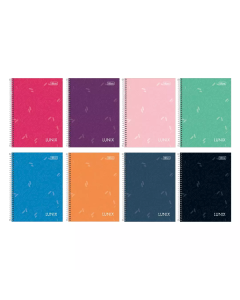 Caderno Universitário Espiral 20x1 Lunix 320 Folhas R.340634 Tilibra