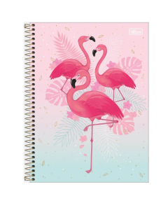 Caderno Universitário Espiral 16x1 Aloha 256 Folhas 295256 Tilibra