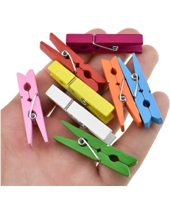 Mini prendedores com 15 Pe&ccedil;as Tamanho 3.5X0.7cm