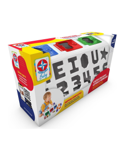 Conte&uacute;do: Jogo Caixa Encaixa Letras N&uacute;meros e Animais

Cont&eacute;m: 1 Pe&ccedil;a

Idade: +12 Meses

Marca: Estrela

Seguran&ccedil;a &ndash; INMETRO &ndash; Registro &ndash; 001794/2020

&nbsp;

&nbsp;

AVISOS:

As imagens s&atilde;o meramente ilustrativas

Os pesos, tamanhos e medidas s&atilde;o