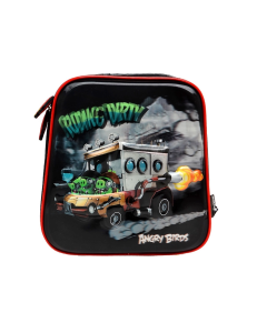 Lancheira 5D Angry Birds Preta ABL800201 Santino