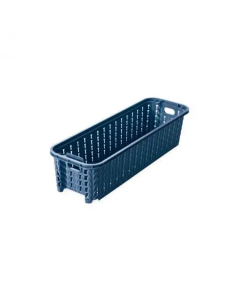 Cesta Retangular Organizadora 920 ml Empilhável Trama R.9370 Plasútil
