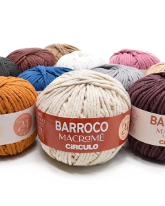 INFORMA&Ccedil;&Otilde;ES:




Conte&uacute;do: Barbante Barroco&nbsp;

Cor: Maxcolor

Cont&eacute;m: 452 metros 400g&nbsp;

Composi&ccedil;&atilde;o: 100% Algod&atilde;o

Marca: CIRCULO




Modelos de Agulhas:




Agulha para croch&ecirc; 3,5 mm a 5,00 mm (N&atilde;o Cont&eacute;m Agulha)




Agulha para