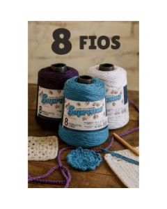 Barbante Fio Supremo 600g Numero 8 Prediletto cores