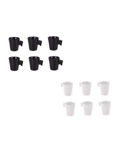 Jogo de Mini Canecas Cerâmica - Mimo Style