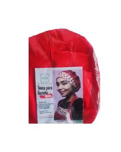 Touca em Tecido Liso Vermelho Nfa